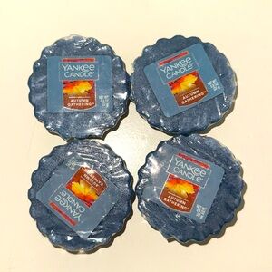 Yankee Candle Wax Melts Tarts Autumn Gathering 0.8 Oz Each Lot of 4